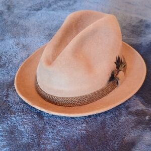 Chapeau Flēchet Fedora - Made Of Imported Furs & Genuine Velour